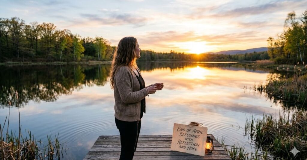 End Of April Blessings With Reflection And Hope