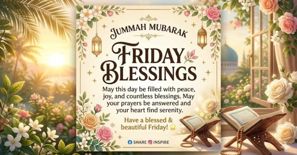 Friday Blessings for Facebook and Instagram