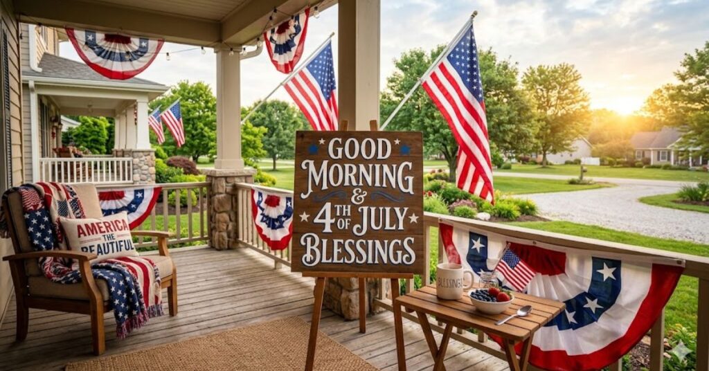 Good Morning 4th of July Blessings Images