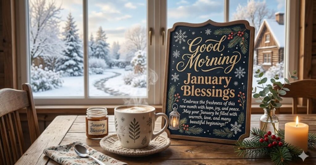 Good Morning January Blessings And Quotes