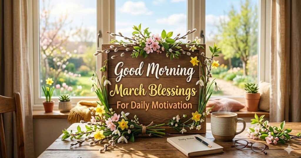 Good Morning March Blessings For Daily Motivation