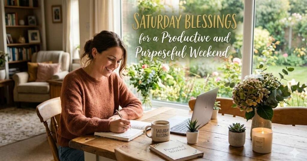 Saturday Blessings for a Productive and Purposeful Weekend