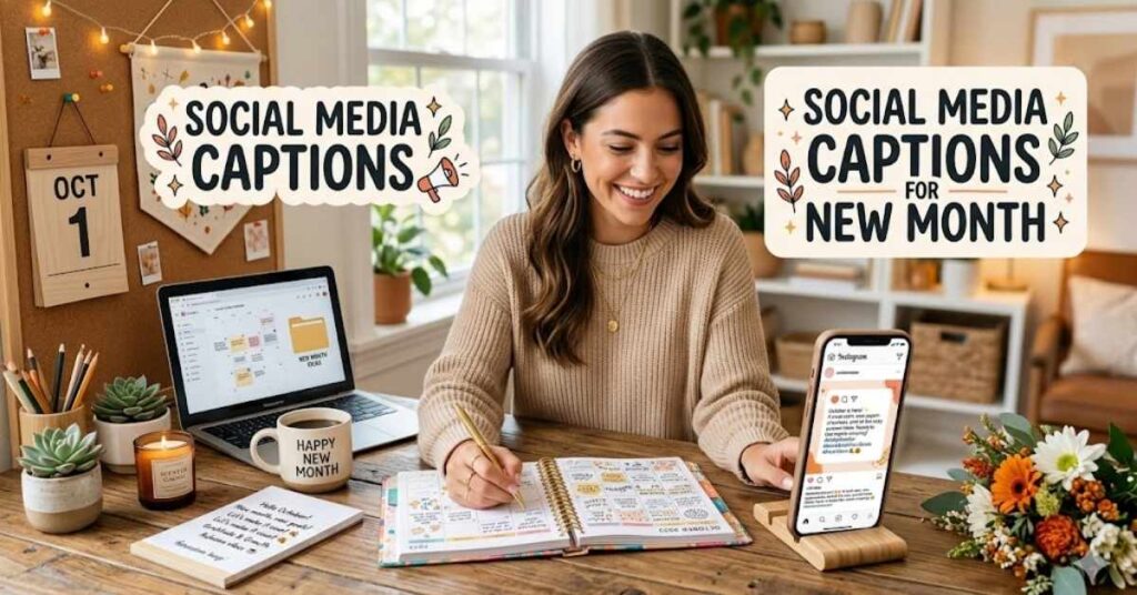 Social Media Captions For New Month