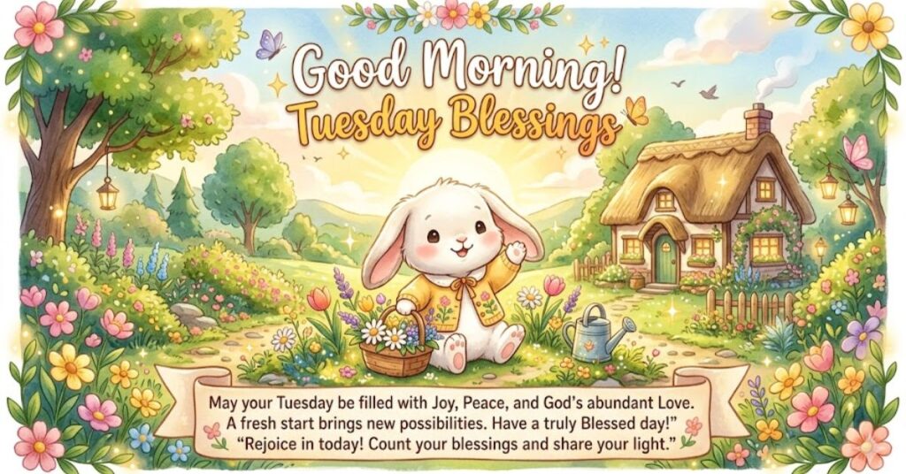 Cute Good Morning Tuesday Blessings Images and Quotes