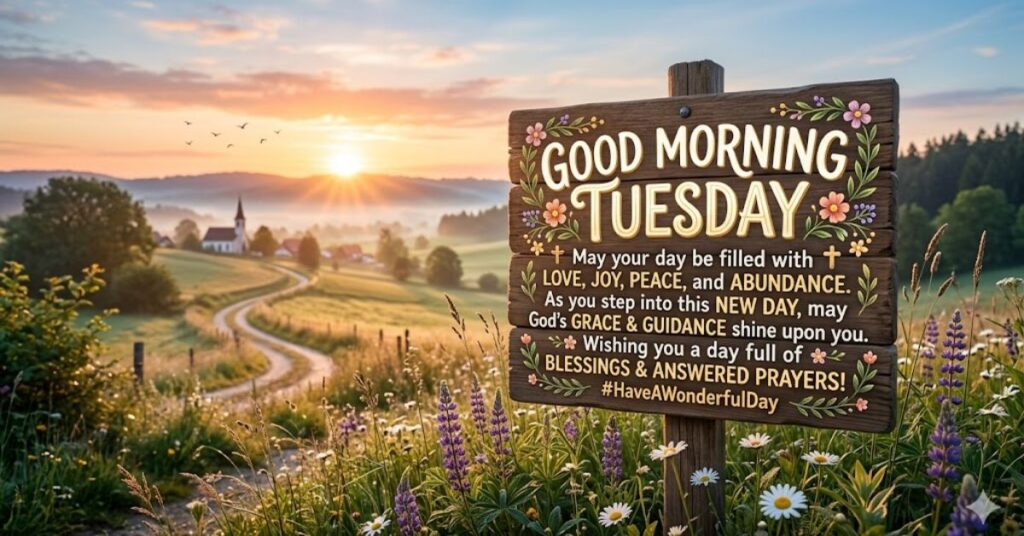 Good Morning Tuesday Blessings and Prayers