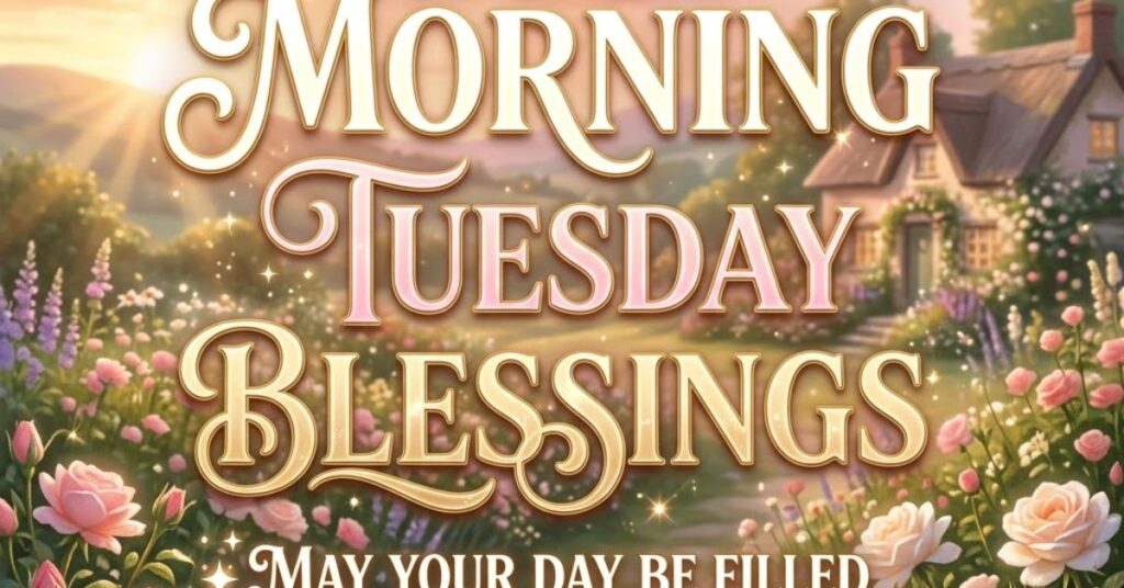Good Morning Tuesday Blessings Gif