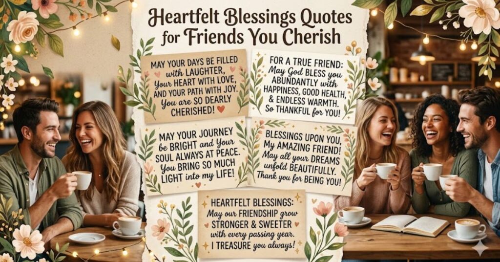 Heartfelt Blessings Quotes for Friends You Cherish