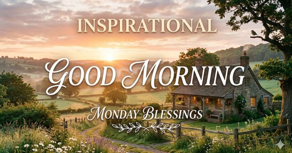 Inspirational Good Morning Monday Blessings