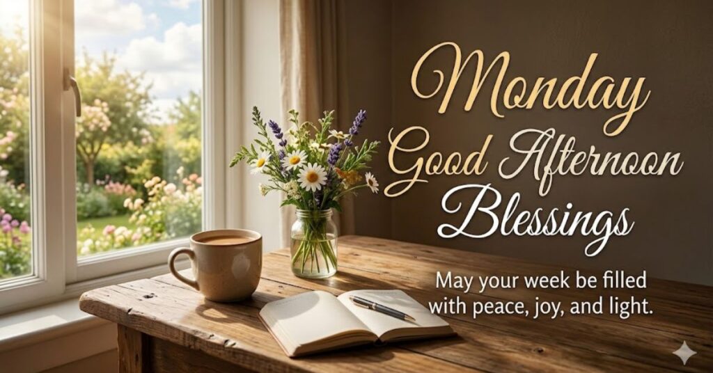 Monday Good Afternoon Blessings