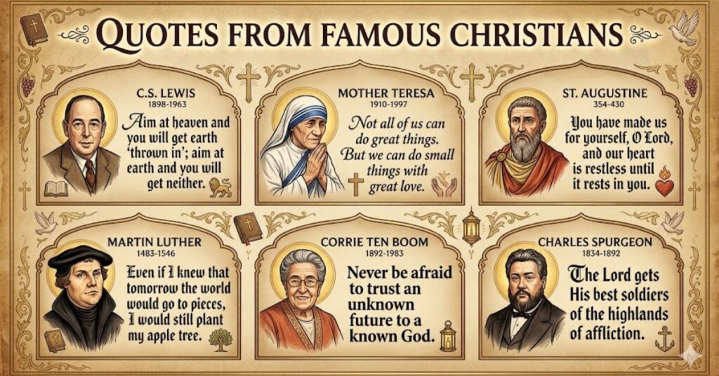 Quotes from Famous Christians