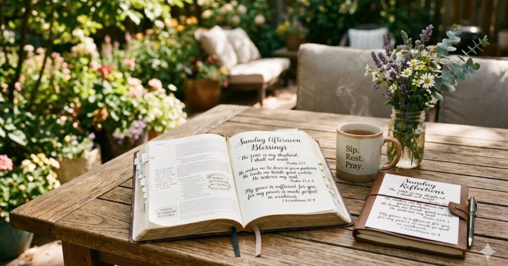 Sunday Afternoon Blessings Bible Verses