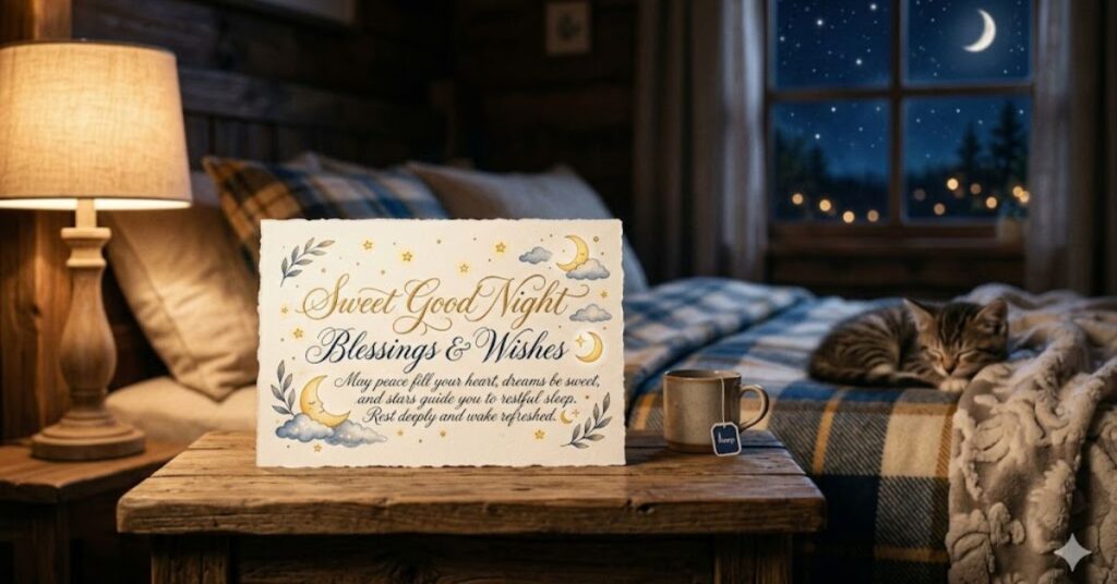 Sweet Good Night Blessings and Wishes