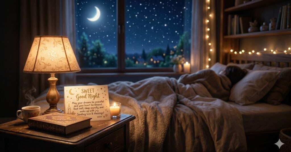 Sweet Good Night Wishes and Blessings