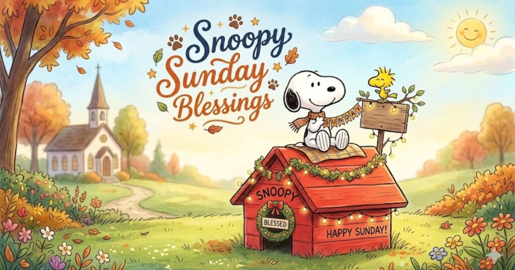 🐶 Snoopy Sunday Blessings