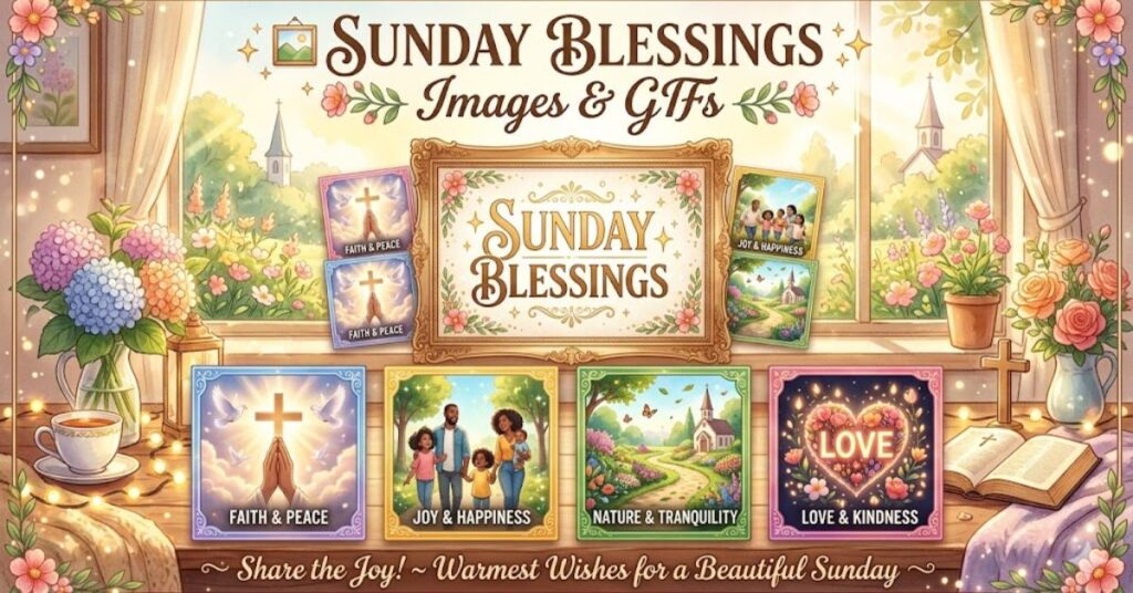 🖼️ Sunday Blessings Images & GIFs