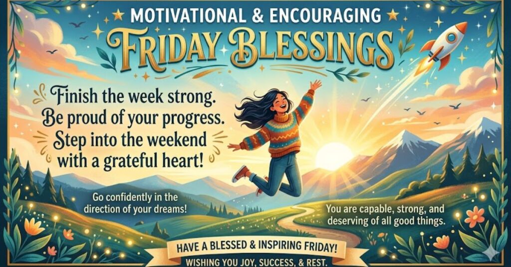 🚀 Motivational & Encouraging Friday Blessings