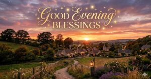 good evening blessings
